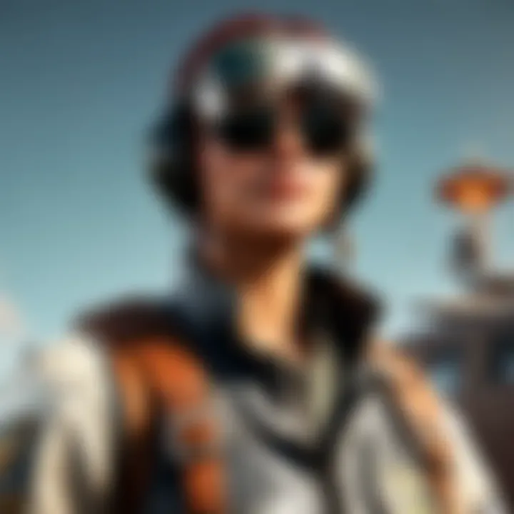 Aviator goggles with leather straps and vintage lenses