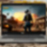 Illustration of Chromebook with PUBG logo