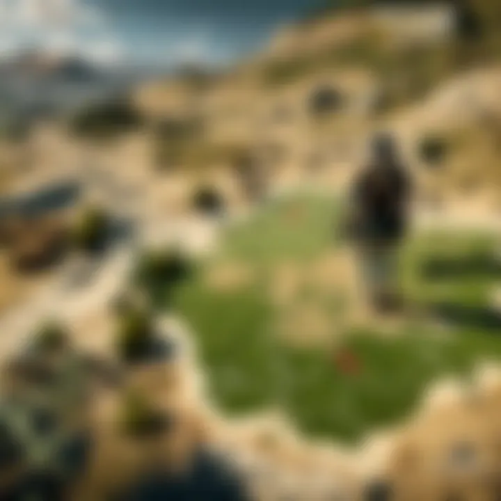 Competitive advantage through map marker utilization in PUBG