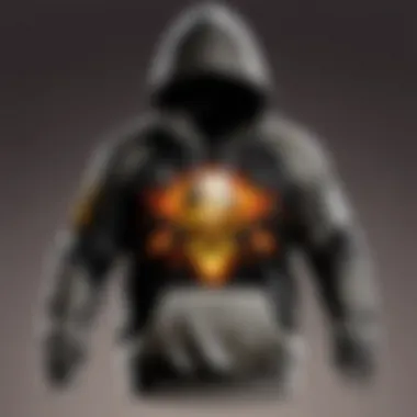 Abstract Doomsday Hoodie Design