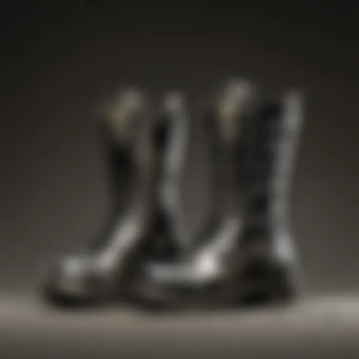 Elegantly Distressed Goth Boot