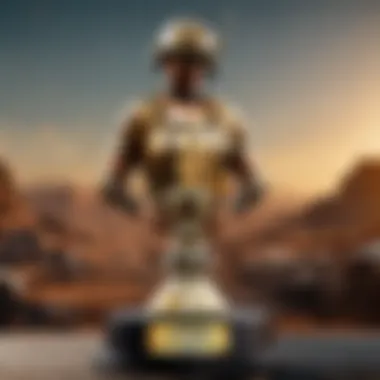 Esports Championship Trophy in PUBG