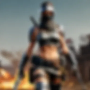 Ethereal Warrior Costume for PUBG Enthusiasts