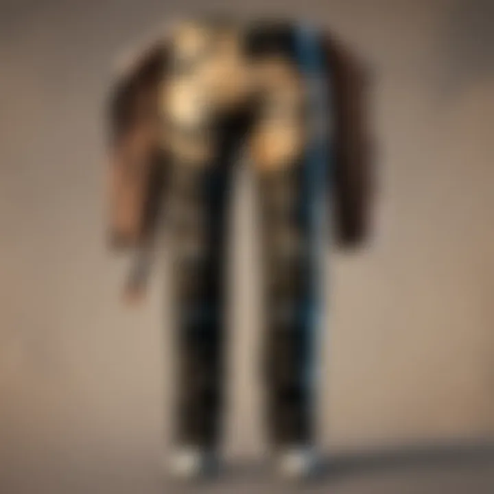 Vintage distressed biker pants