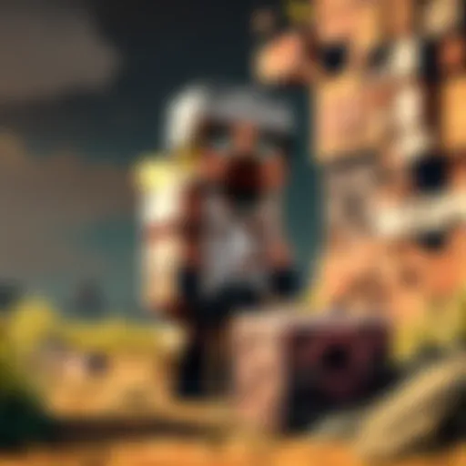 Vintage Minecraft Block