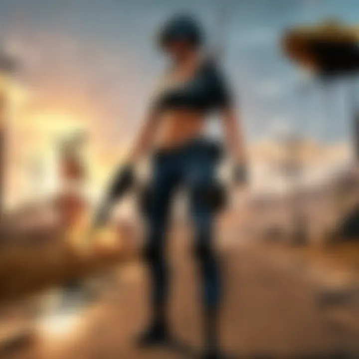 PUBG Mobile APK intense battle scene