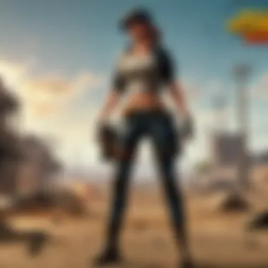 Warrior character in PUBG Mobile APK