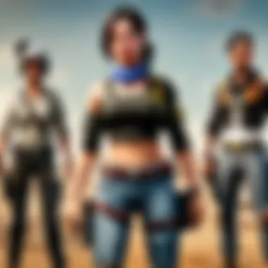 Illustration of diverse community engagement in PUBG Mobile