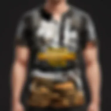 Innovative Graphic Patterns on PUBG T-Shirt