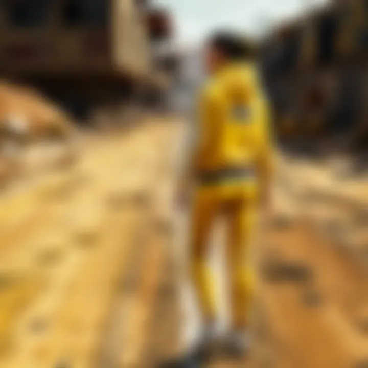 Historical timeline showcasing the evolution of the yellow track suit