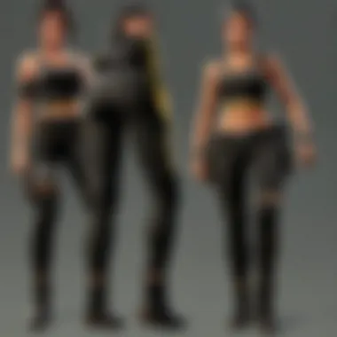 Fashionable Jungle Leggings in PUBG Character Customization