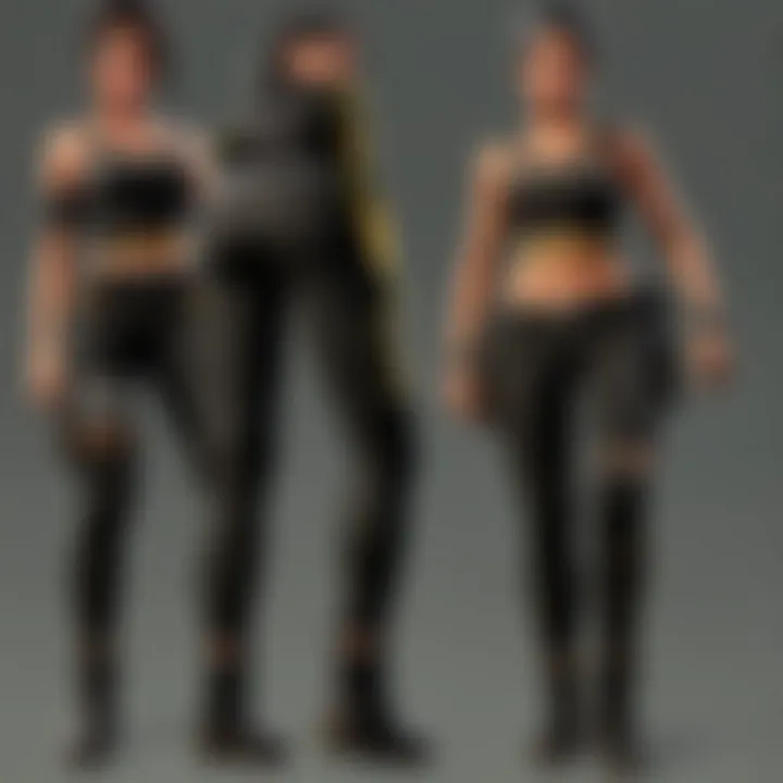 Fashionable Jungle Leggings in PUBG Character Customization