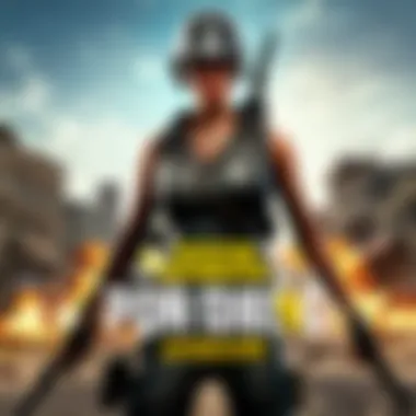 Illustration showcasing key features of PUBG Mobile APK