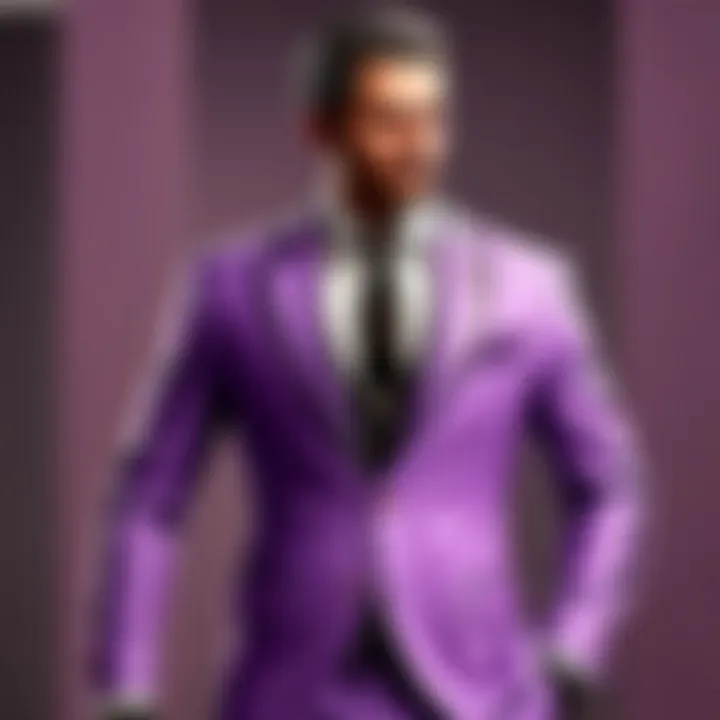 Lilac Tuxedo Jacket Historical Evolution