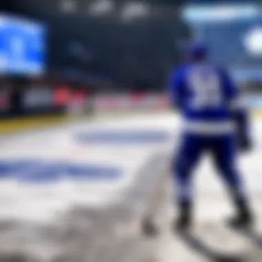 Computer screen showing live Toronto Maple Leafs game on Reddit