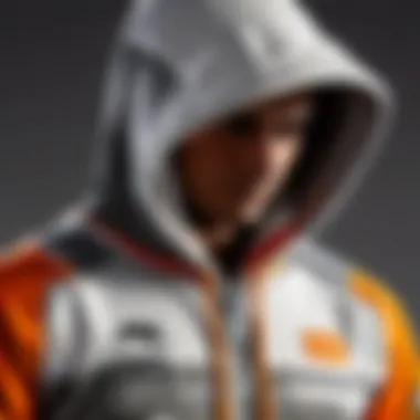 McLaren Hoodie Fabric Close-Up