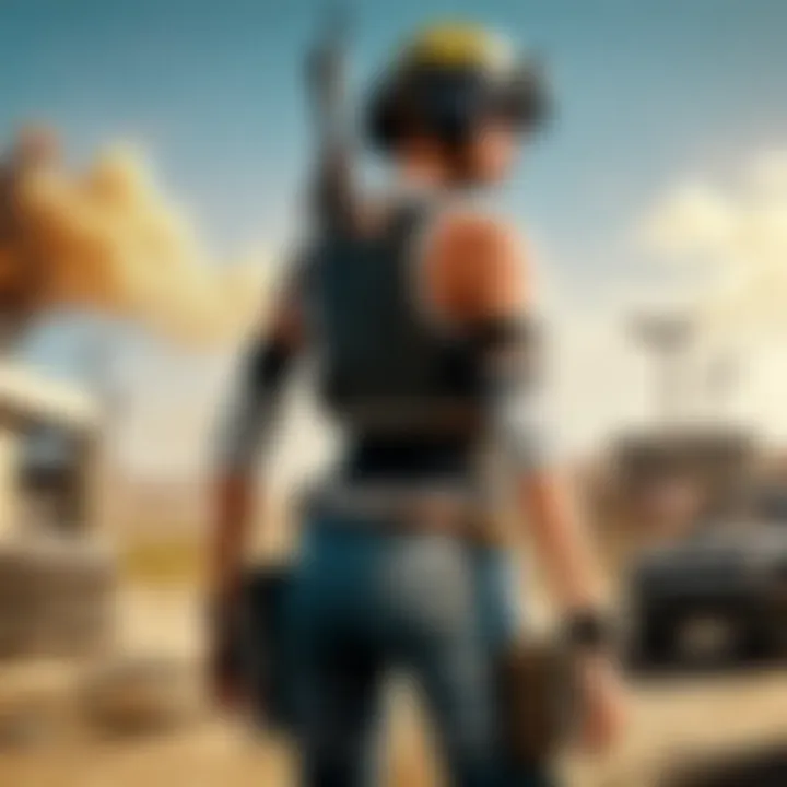 Illustration of PUBG mobile APK download process on PC