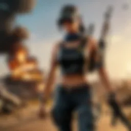 Battle Royale PUBG Game Artwork