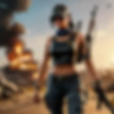 Battle Royale PUBG Game Artwork