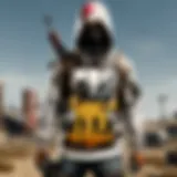 PUBG hoodie showcasing intricate emblem design