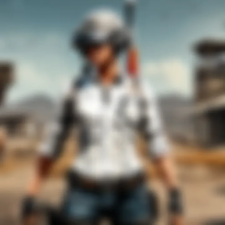 Illustration of a PUBG Mobile account being prepared for sale