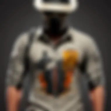 Abstract PUBG shirt design trends visualization