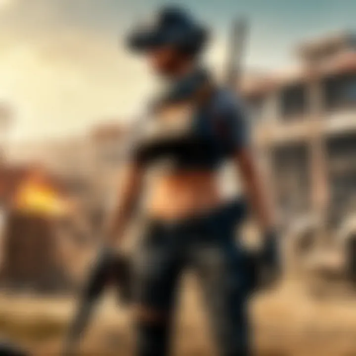 Digital Artwork of PUBG Mobile Gameplay