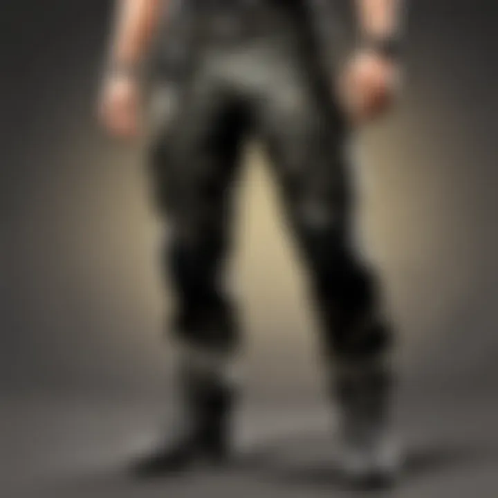 Tactical Gaming Gear with Black Digital Camo Pants