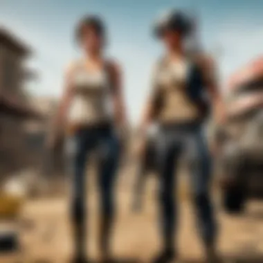 Conceptual artwork showcasing fair play in PUBG