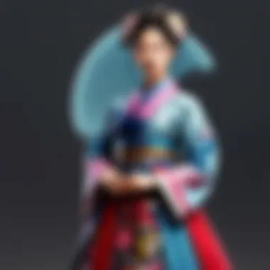 Vibrant Color Palette of Modern Hanbok