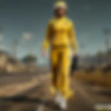 Visual Impact of Yellow Tracksuit in PUBG