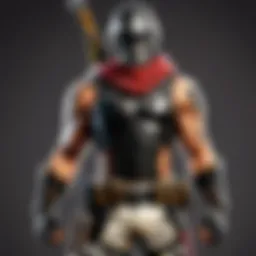 Ace Mascot Costume - Warrior Spirit